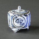 画像2: 香炉（円筒型/磁器）・宝尽くし (2)