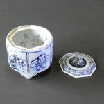 画像2: 香炉（円筒型/磁器）・割取七福神唐子 (2)