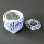 画像4: 香炉（円筒型/磁器）・割取七福神唐子 (4)